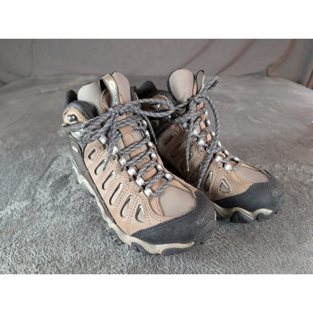 Oboz Mens Sawtooth II Mid B-Dry Boots Brown Hiking Waterproof‎ Shoes EU 38